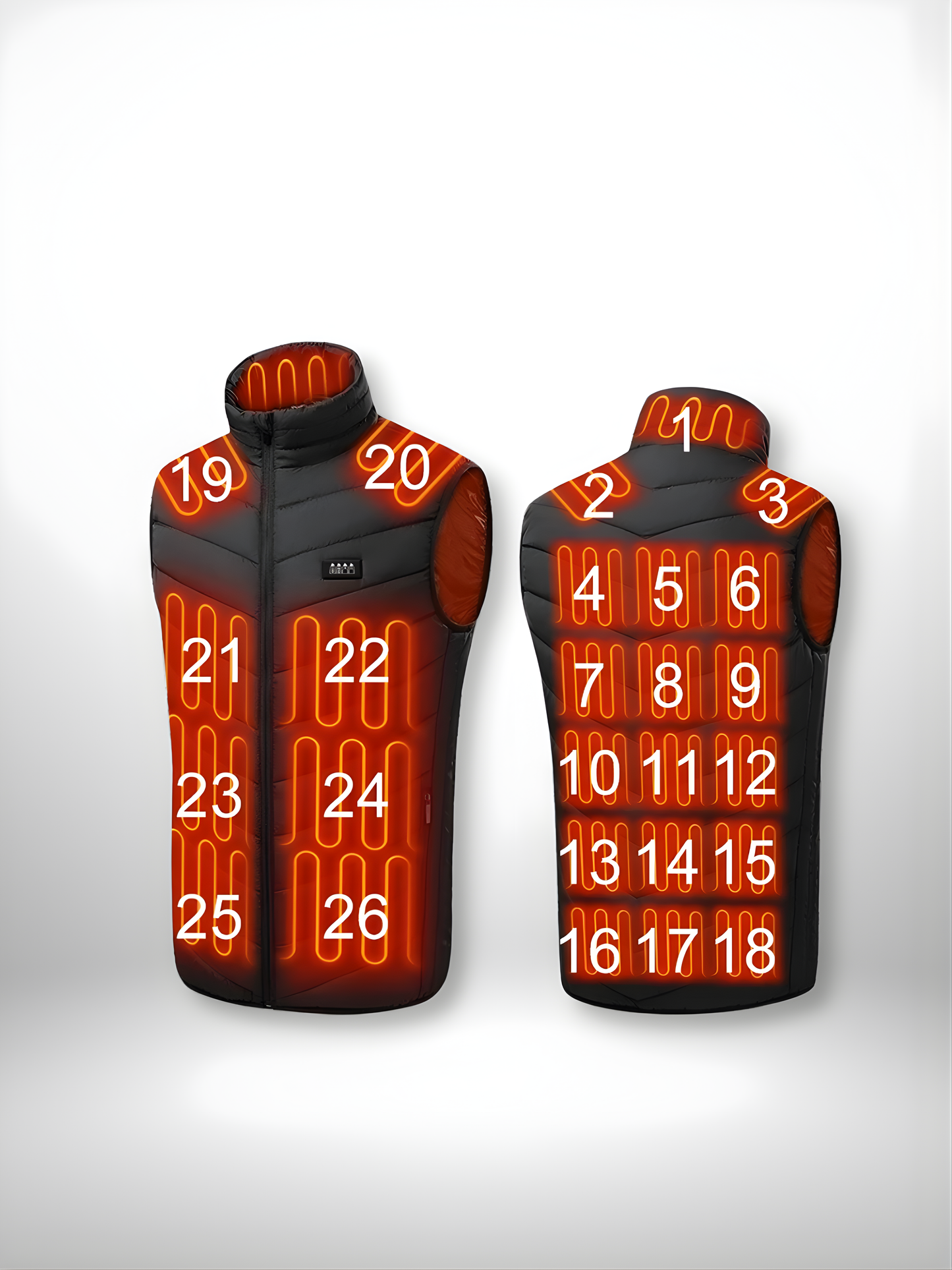 Gilet Chauffant <br> USB 26 Zones