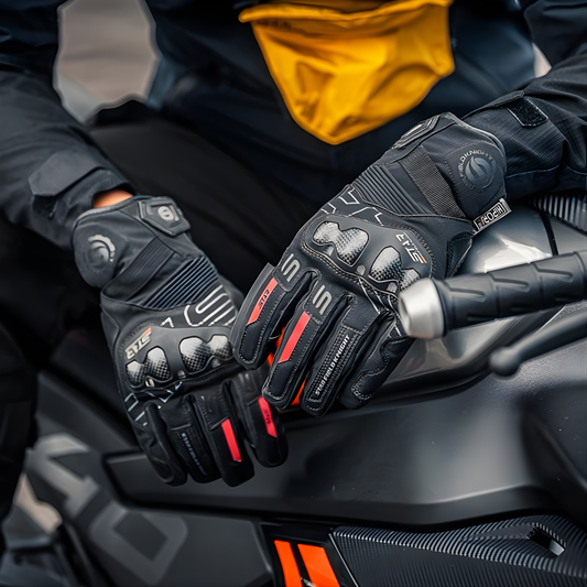 Gants de Moto <br> Hiver en Cuir