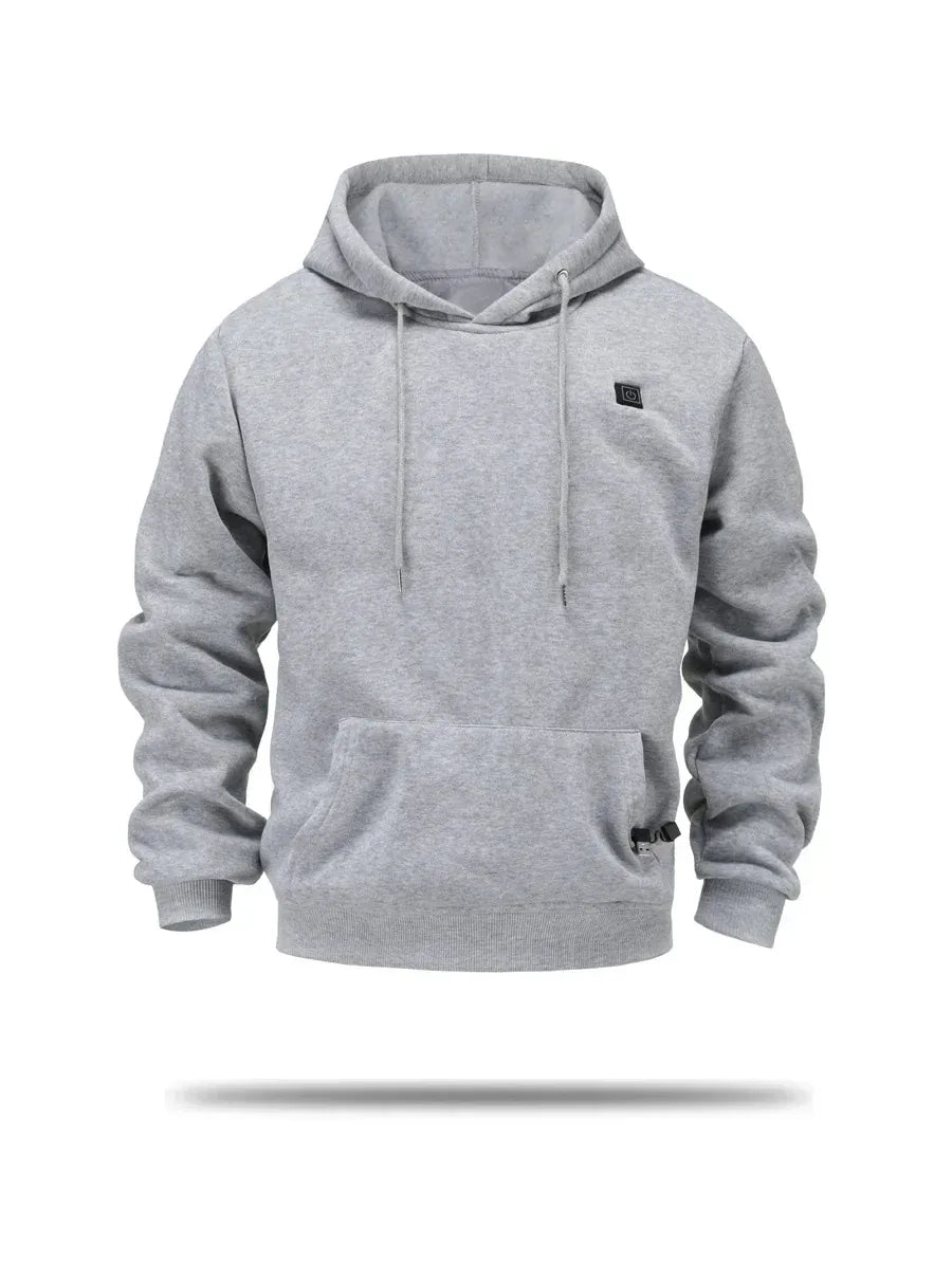 Sweat à Capuche Chauffant  4XL / GRAY